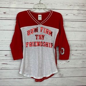 Pink Victoria’s Secret bling Ohio state top